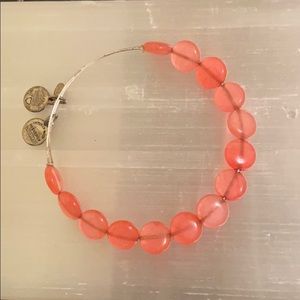Alex and Ani pink beaded bracelet